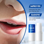 Men's  Lip Balm Moisturizing Hydration Fading Lip Lines Anti-Cracking Remove Dead Skin Refreshing Not Greasy