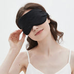 100% Mulberry Silk Sleep Mask Men Women Eye Cover Total Blackout Size 20 X 8.5cm