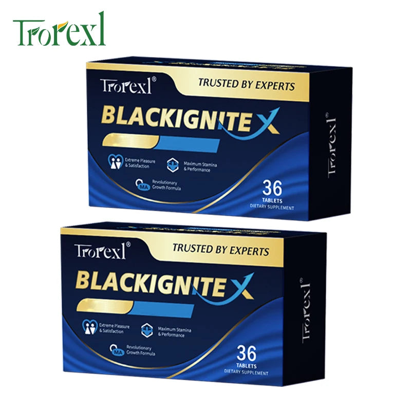 BlackIgniteX Natural Male Enhancing Supplement Boosts Strength & Firmness Enhanced Stamina Performance & Endurance