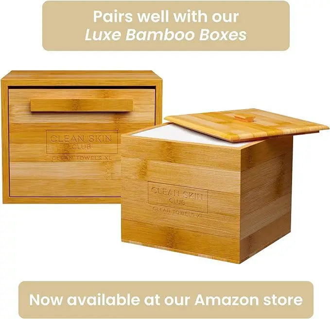 Clean Skin Club Towels XL Disposable  Makeup Remover Dry Wipes 50 Sheet  1 Box