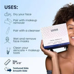 Clean Skin Club Towels XL Disposable  Makeup Remover Dry Wipes 50 Sheet  1 Box