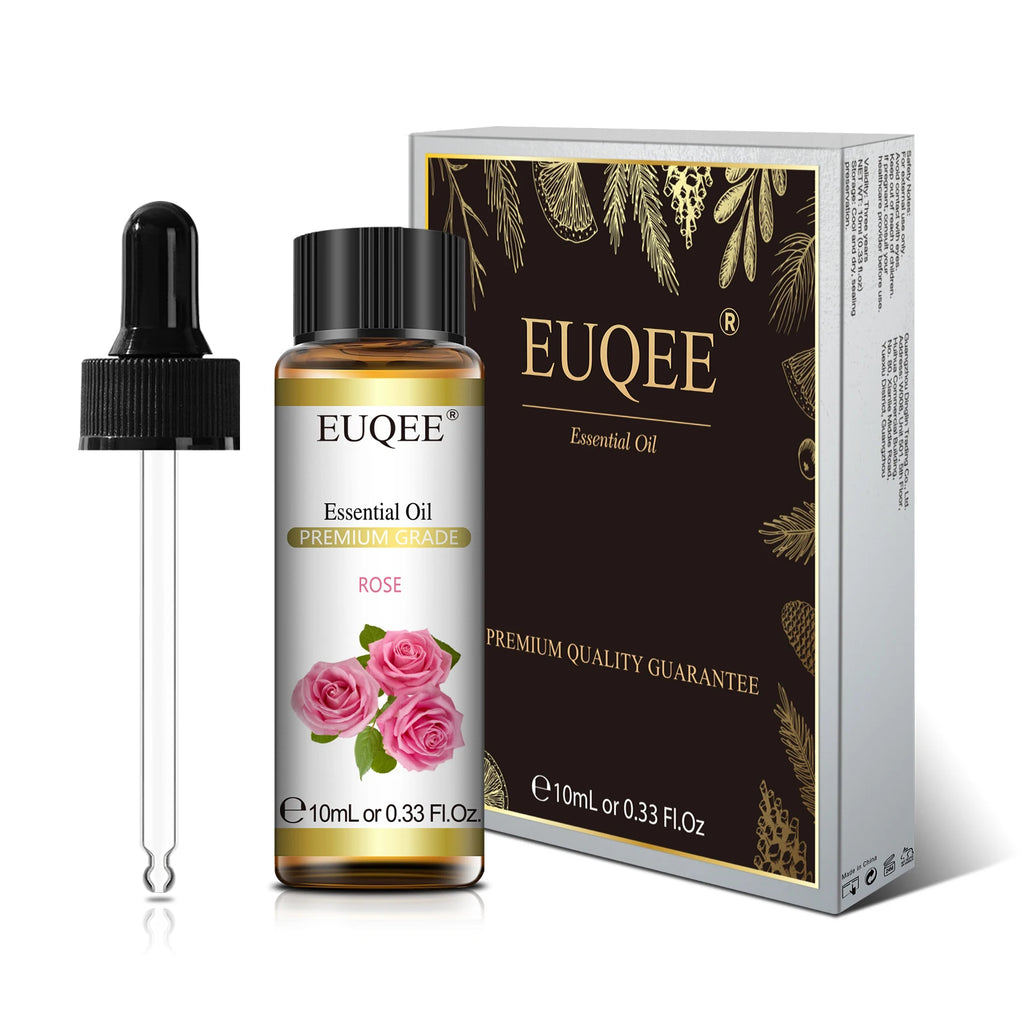 EUQEE 10ML Natural Essential Oils For Humidifier, Soap, Candle Making