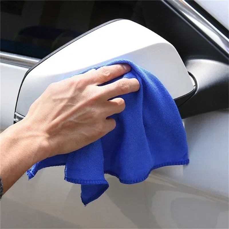 1-20Pcs Microfiber Towels Car Wash Drying Cloth Household Cleaning Cloths Polishing Cloth