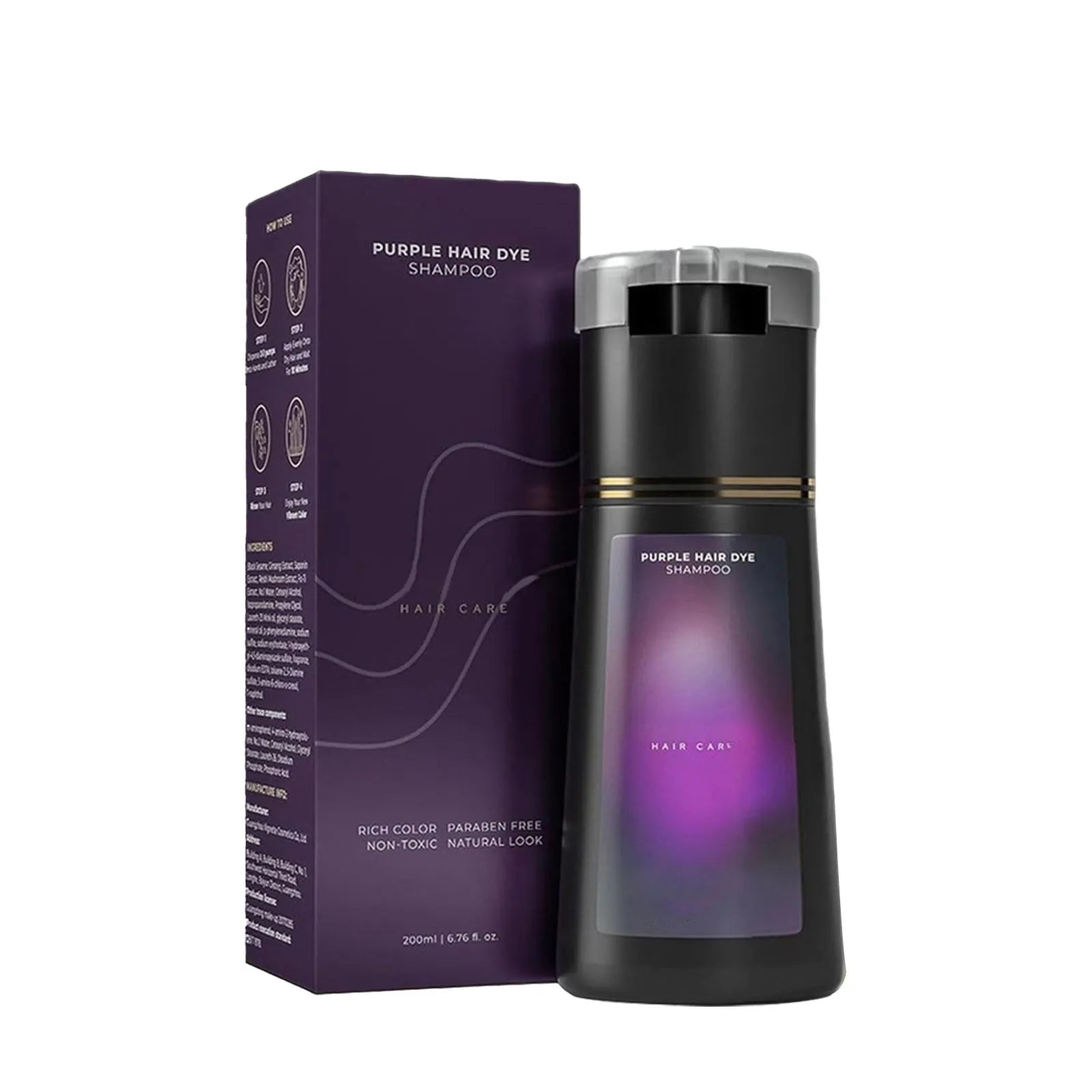 Polar Hair Dye Shampoo for Gray Hair Coverage Instant for Women