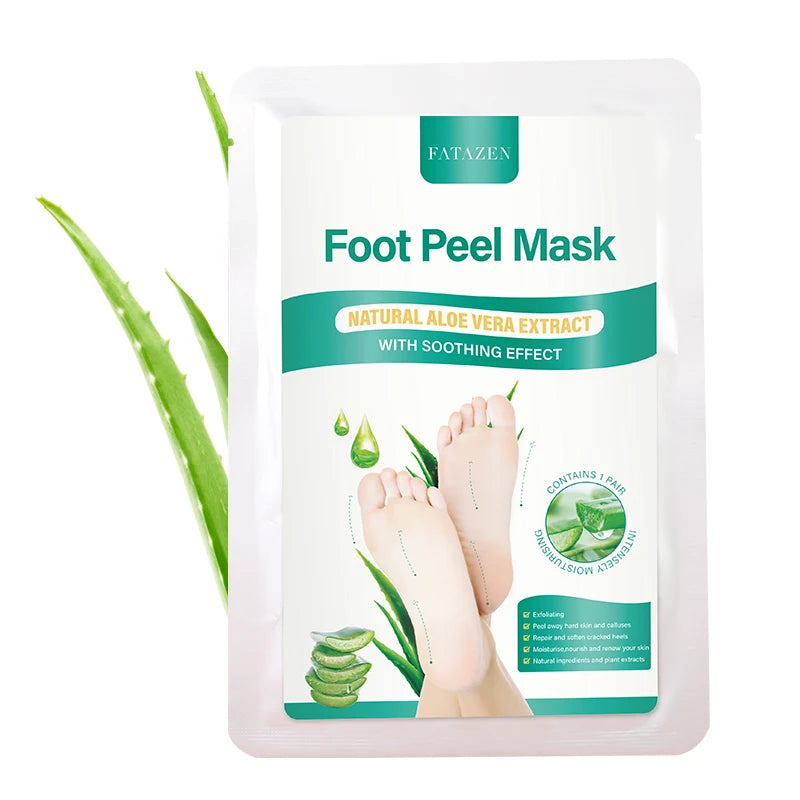 Aloe Foot Peel Mask For Dry Rough Cracked Feet