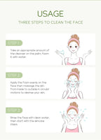 Vitamin C Facial Cleanser Moisturizing Foam Skin Care