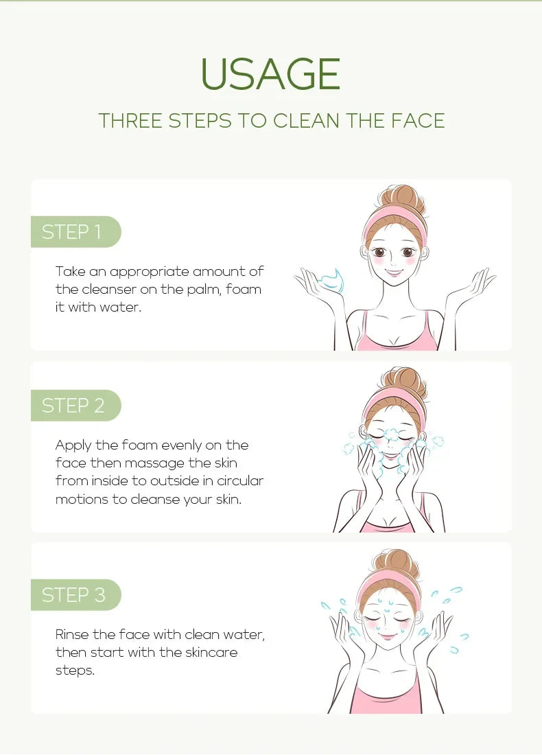 Vitamin C Facial Cleanser Moisturizing Foam Skin Care