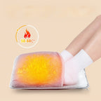 USB Portable Hand Warmer Rechargeable Plush Reusable Electric Heater Home Winter Feet Abdomen