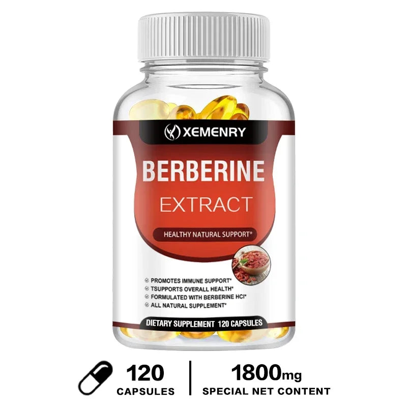 Berberine Capsules for Bone, Cardiovascular Health, Enhance Immunity