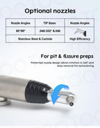 Dental Aluminum Oxide Micro blaster Polisher Teeth Whitening Pen 2/4hole