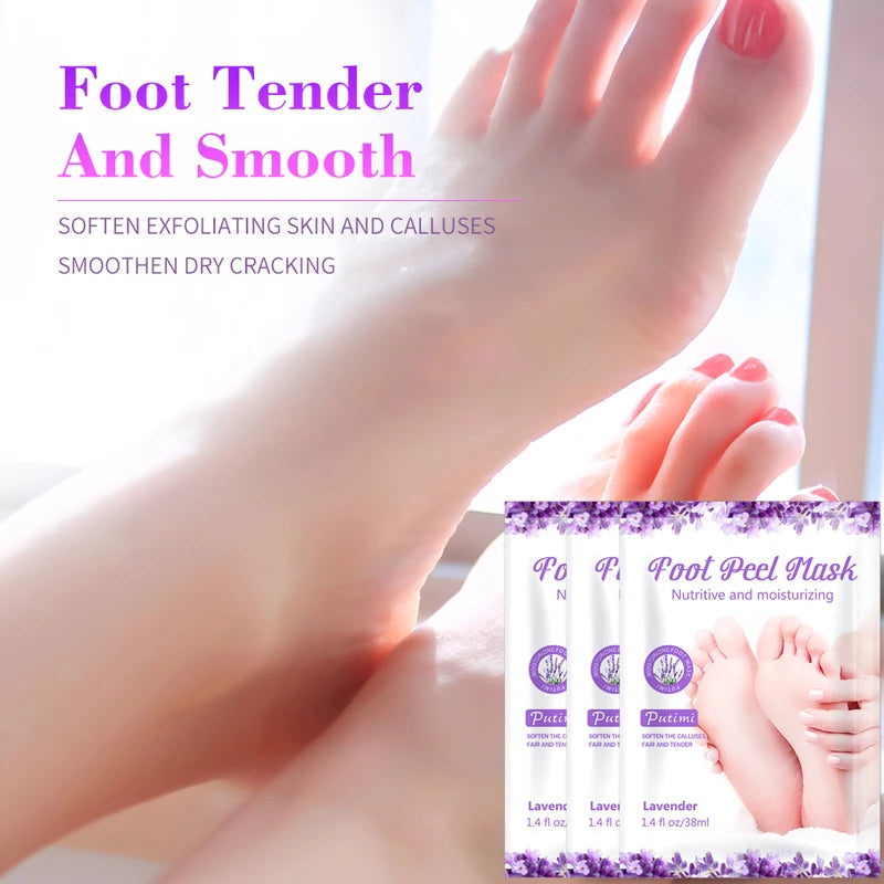 6 packs Exfoliating Foot Mask Dead Skin Remover Moisturizing