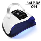 SUN X11 MAX Professional Nail Drying Lamp for Manicure 280W Nails Gel Polish Auto Sensor UV LED