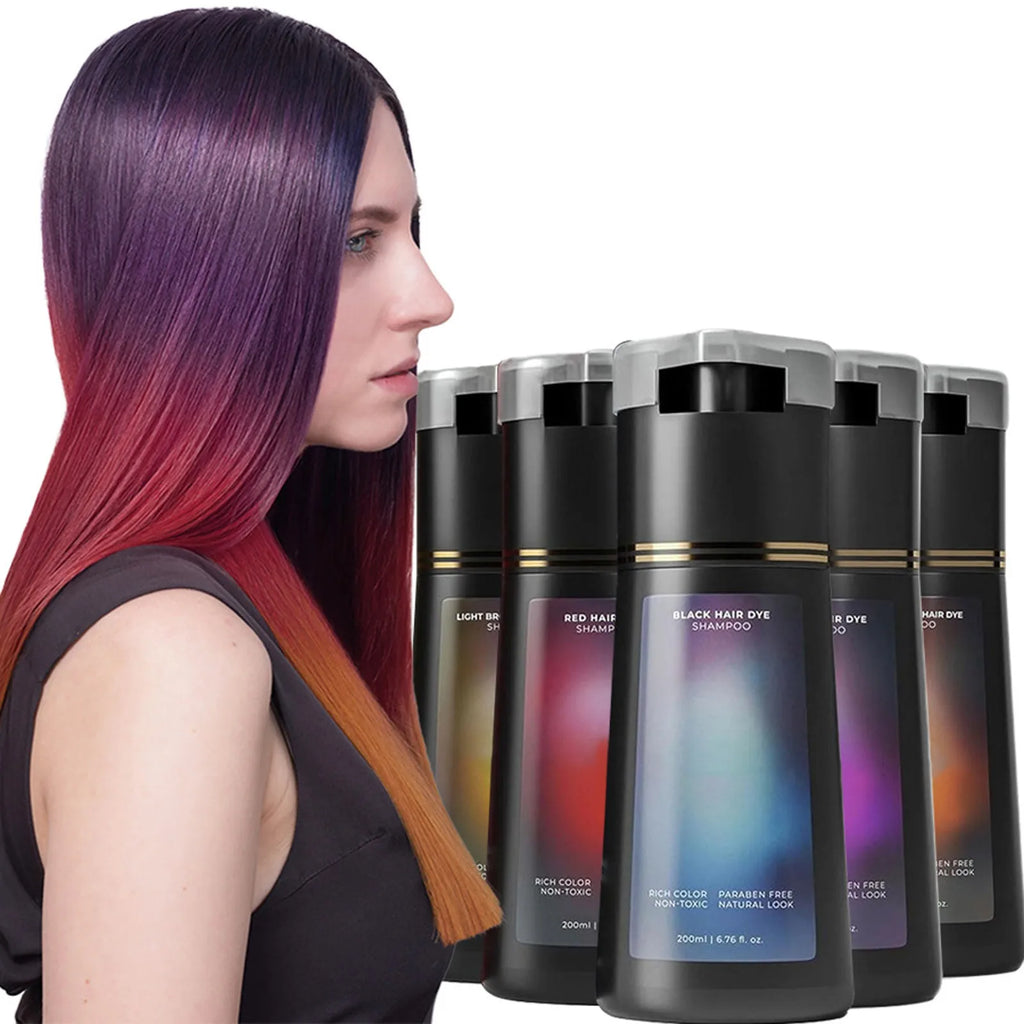 Polar Hair Dye Shampoo for Gray Hair Coverage Instant for Women