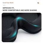 3D Sleep Mask Blindfold Soft Memory Foam 99% Blockout