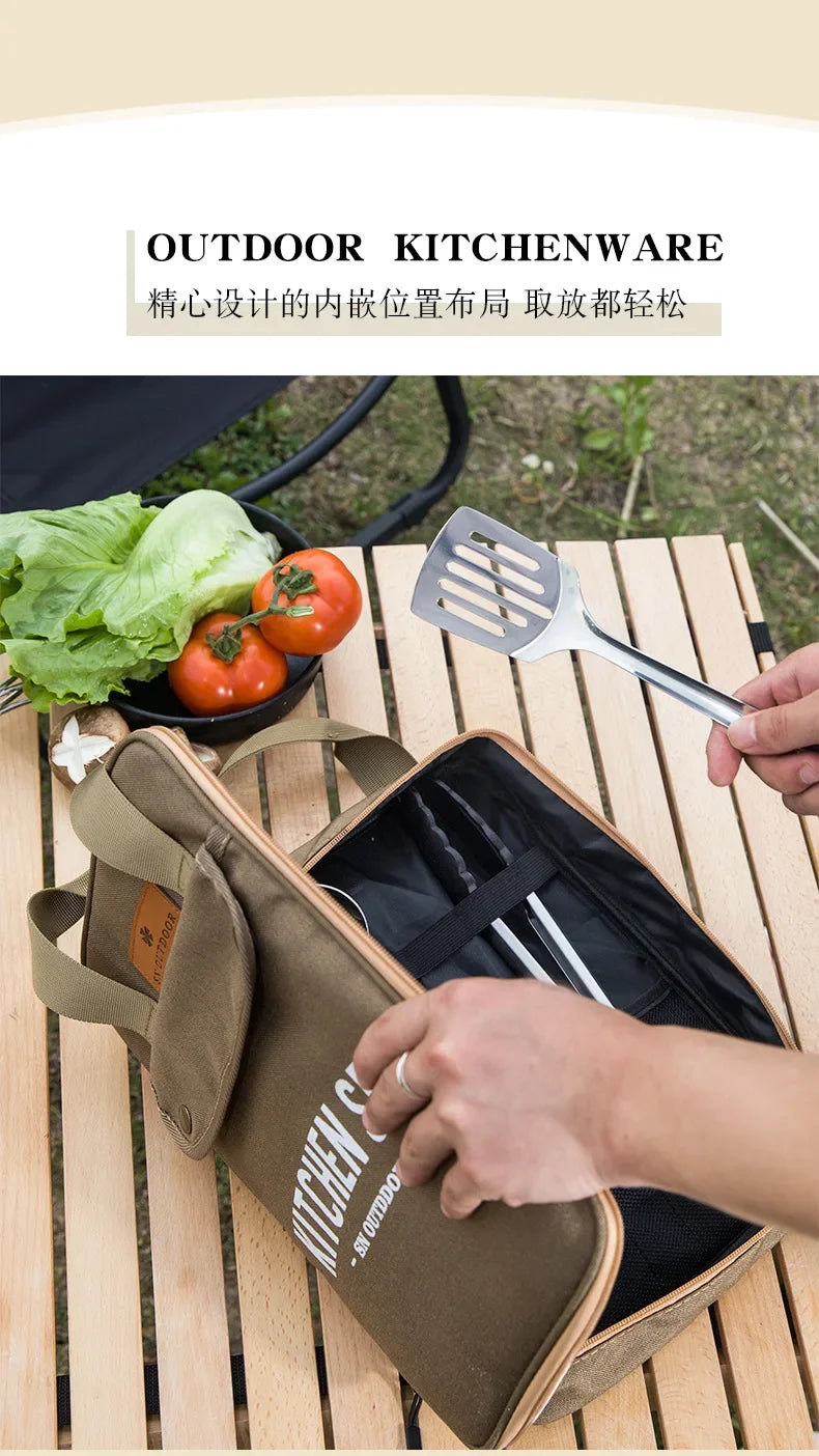 Travel Kitchen Utensils Set 8-Piece Camping