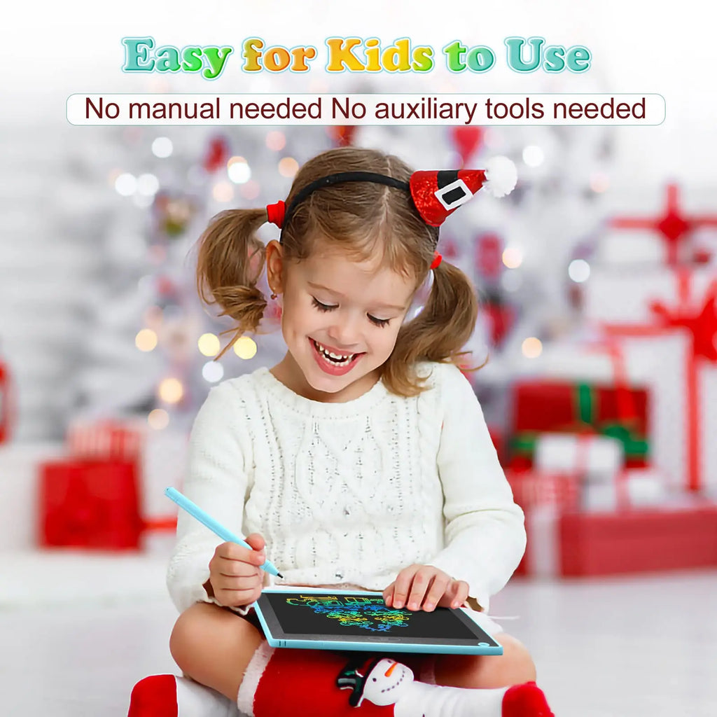 8.5" Led Board Electronic Writing Tablet Sketchpad Magic Erasable Handwriting Pad Kids Gifts icd