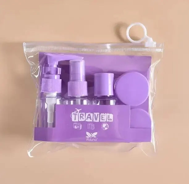 Travel Bottles Kit Leak Proof Toiletry Containers Clear For Lotion Shampoo Cream