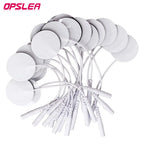 50/100Pcs 3cm Round Electrode Pads For Tens EMS Muscle Stimulator Massager Reusable