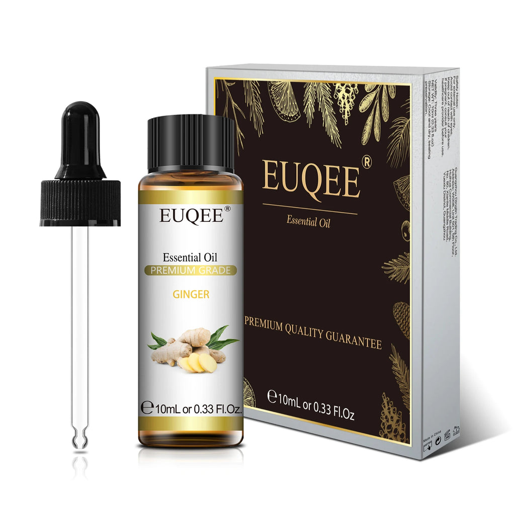 EUQEE 10ML Natural Essential Oils For Humidifier, Soap, Candle Making