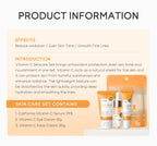 3pcs set LAIKOU Skin Care Vitamin C Sakura Snail Essence Serum Eye Face Cream Moisturizer Travel Size