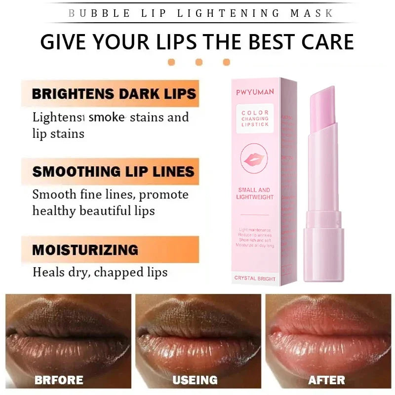 Lip Balm Lightening Pink Lipstick Exfoliating Fade Lip Lines Korean Cosmetics