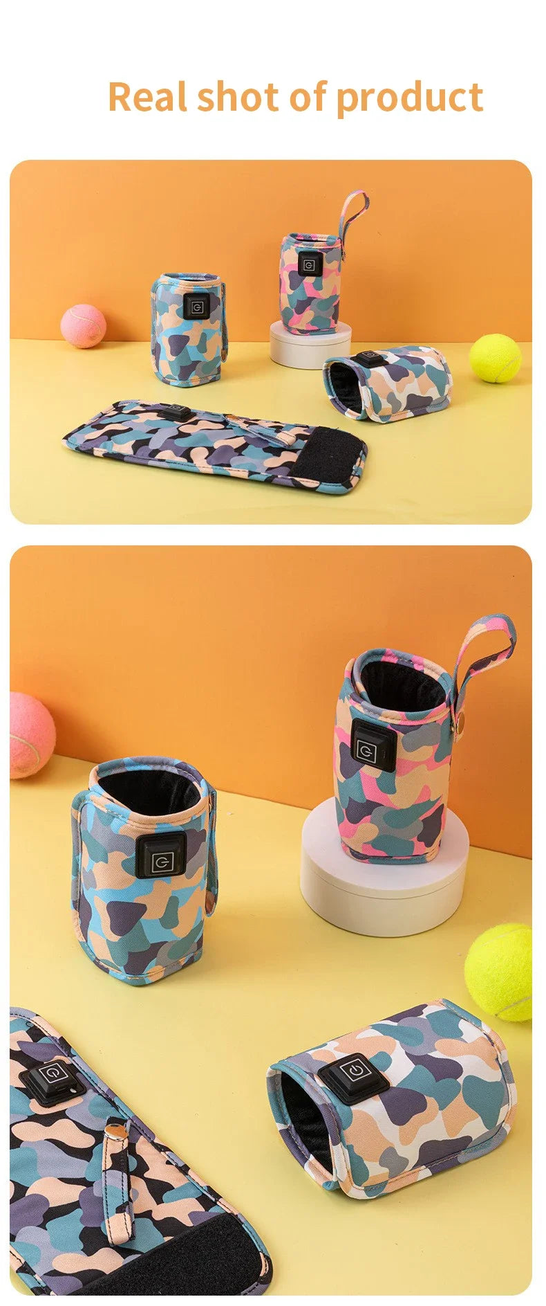 USB Milk Water Bottle Warmer Travel Stroller Insulated Bag Infant