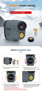 ARTBULL Laser Rangefinder Hunting Outdoor 1300yard 750yard 650m Golf Rangefinder with Flag-Lock Slope Adjusted Distance Meter