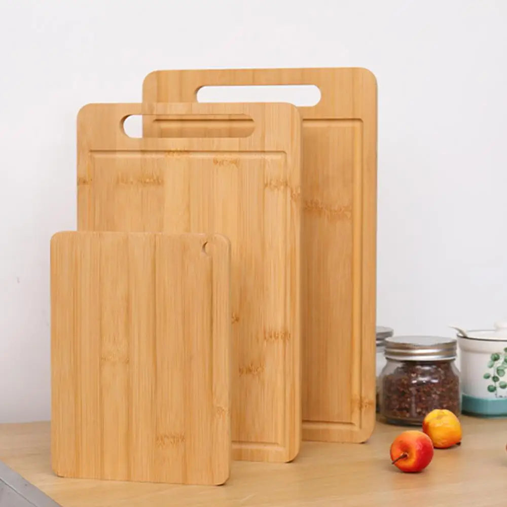 Wooden Cutting Board For Meat Bamboo Fruit Vegetables Chopping Panel