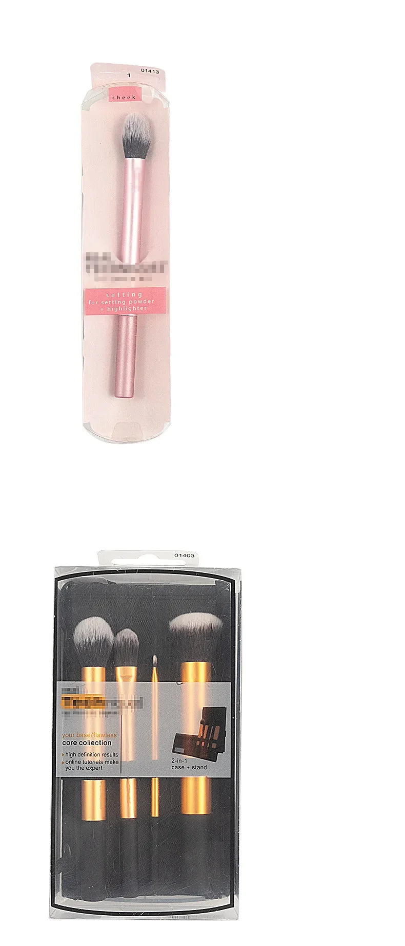 Set of Makeup Brushes Powder Blusher Halo Dye Brush Eye Shadow Brush Beauty Egg