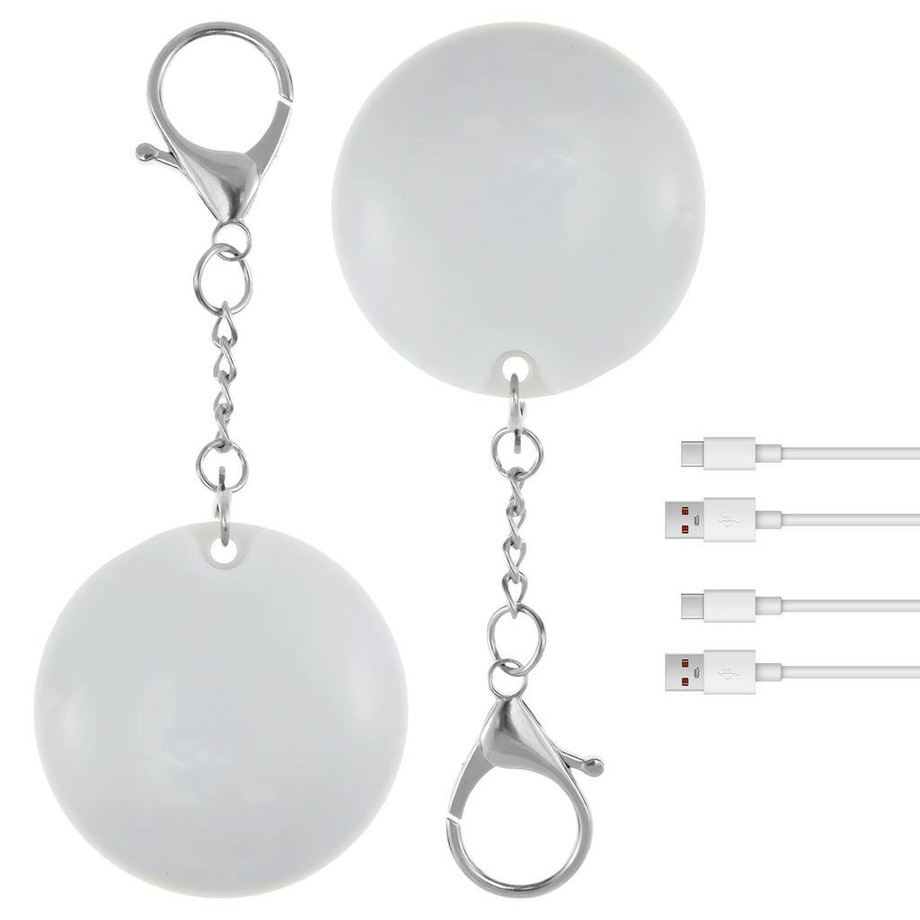 2Pc Purse Glow Heart Light LED Automatic Touch Activated Handbag Light Night Light