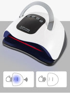 320W Professional Nail Dryer For Manicure Powerful UV Gel Lamp 72 LEDS UV Gel Varnish LCD Display Nail Salon Equipment