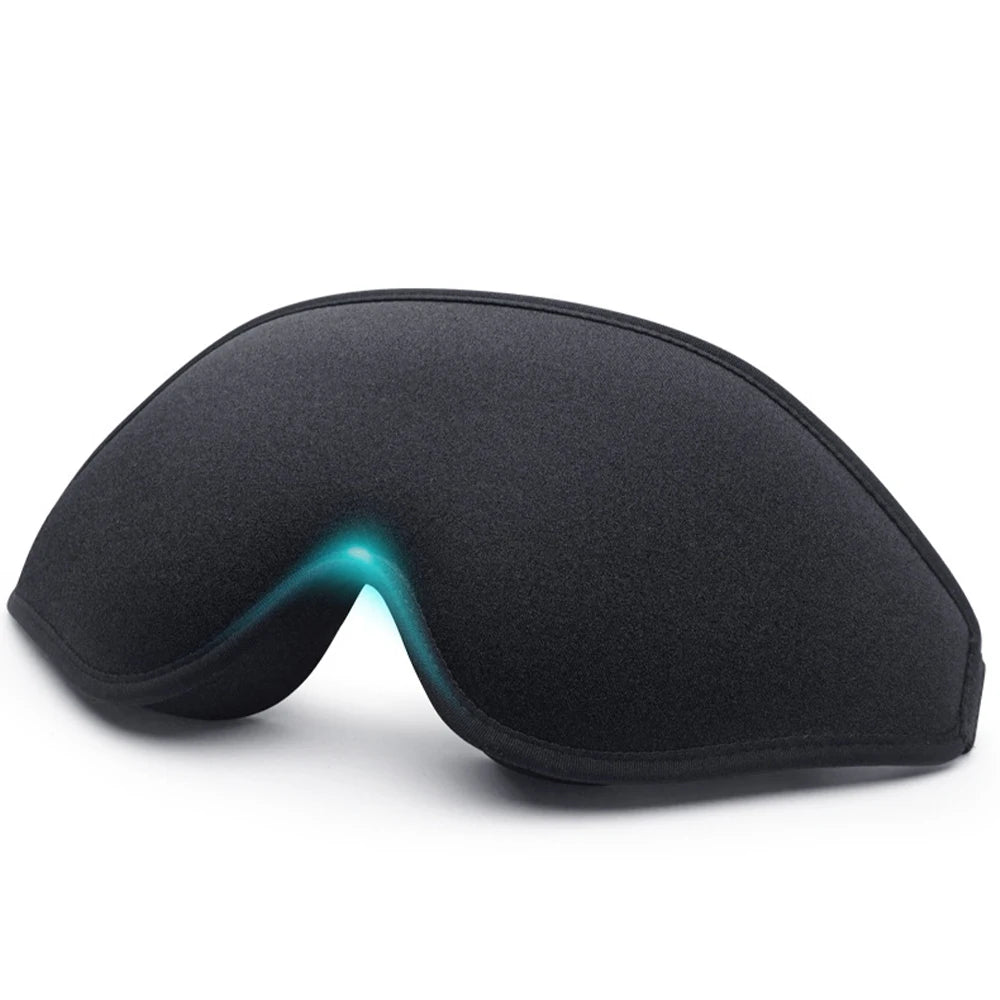 3D Sleep Mask Blindfold Soft Memory Foam 99% Blockout