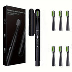 Electric Toothbrush Portable USB Rechargeable 6 Replaceable Heads Suitable for Travel