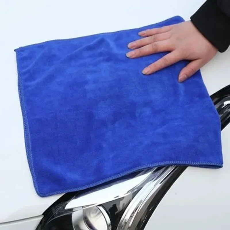 1-20Pcs Microfiber Towels Car Wash Drying Cloth Household Cleaning Cloths Polishing Cloth