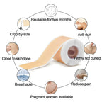 4X300CM Silicone Scar Patch Skin Repair Sheets Self-Adhesive Stretch Mark Tape Therapy Patch Burn Acne Scar  ﻿