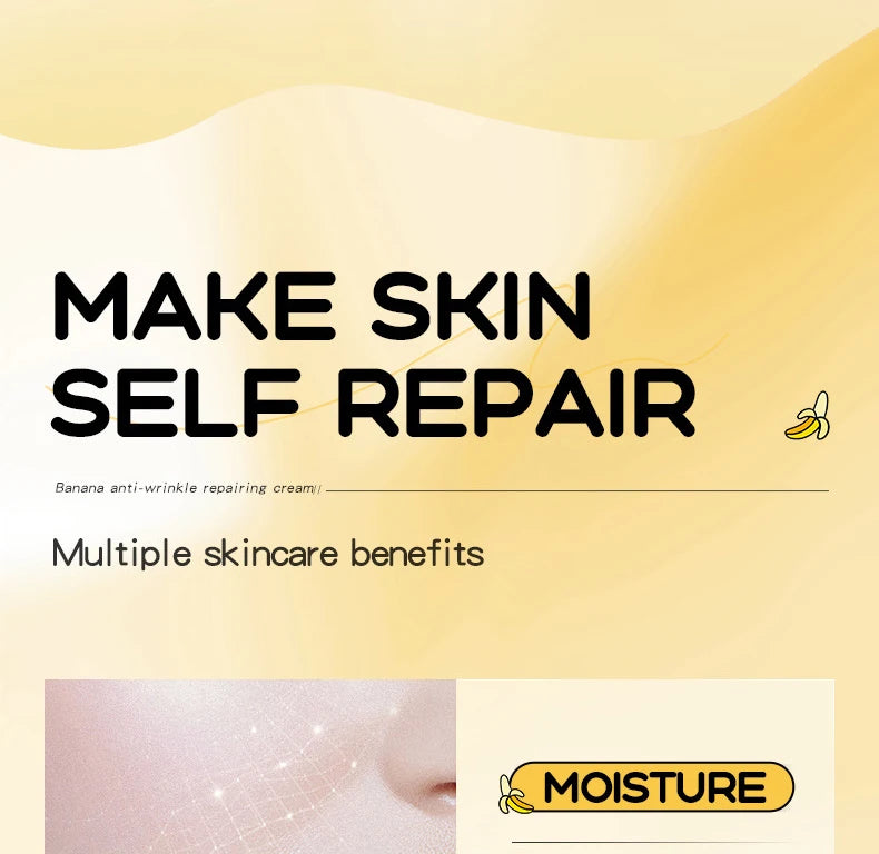 SADOER Banana Skin Brightening Cream Moisturizing Facial Hydrating Face Beauty Skin Care Products