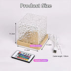 Ocean Wave Projector Light 16 Colors Glow Lamp Home Office Bar Restaurant Night Light