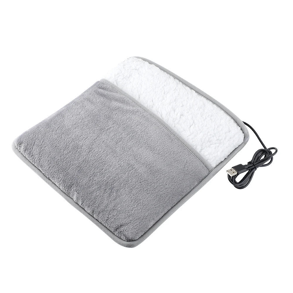 Foot Warmer Winter Electric Heating Pad Soft Flannel Washable Constant Temperature