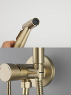 ULA Portable Bidet Sprayer Set Black Stainless Steel Toilet Bathroom Shower Head