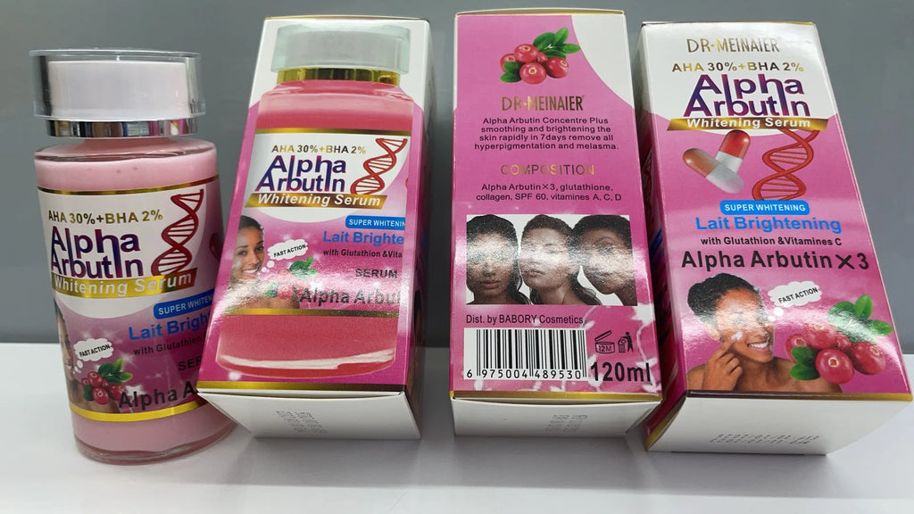 Alpha Arbutin Serum AHA 30% BHA 2% Keeps Face Smooth Brightening Moisturizing Improving Dullness Dark Skin