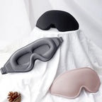 3D Sleep Mask Blindfold Soft Memory Foam 99% Blockout