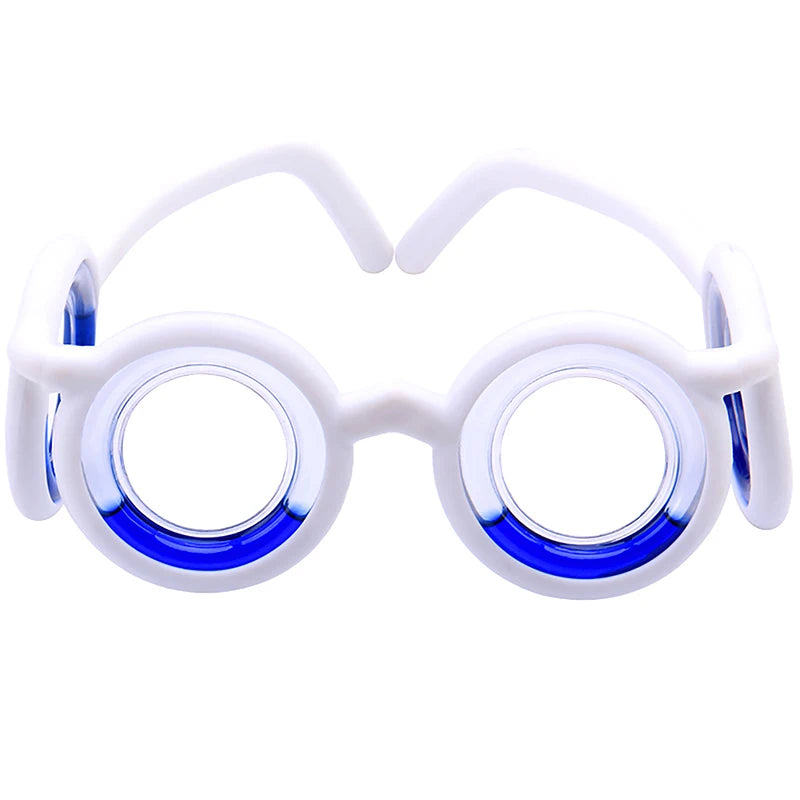 1Pc Anti-Motion Sickness Liquid Glasses Portable Lensless Driving Anti-Sickness For Children Adult