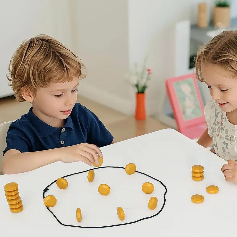 Magnetic Chess Board Game Interactive Magnetic Stones Strategy Game for Adults Kids Portable Travel Desktop