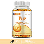 Vitamin B12 for Mood, Brain, Nervous System, Energy, Metabolism, Fatigue, Heart Health