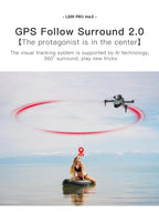 L200 PRO MAX Brushless Motor 2-Axis Gimbal 4K Professional GPS Drone 360° Obstacle Avoidance 5G WIFI Quadcopter Drone RC