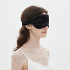 100% Mulberry Silk Sleep Mask Men Women Eye Cover Total Blackout Size 20 X 8.5cm