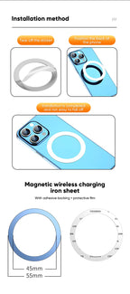 1080 Magsafe Car Cell Phone Holder For iPhone 17 16 Pro Max Plus