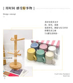 350 Mlnew Creative Macaron Mug Nordic Style Color Gradient Ceramic Cups