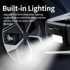 Portable Car Air Pump Electric Tire Inflator Intelligent Digital Display Car Motorcycle Bicycle Air Compressor