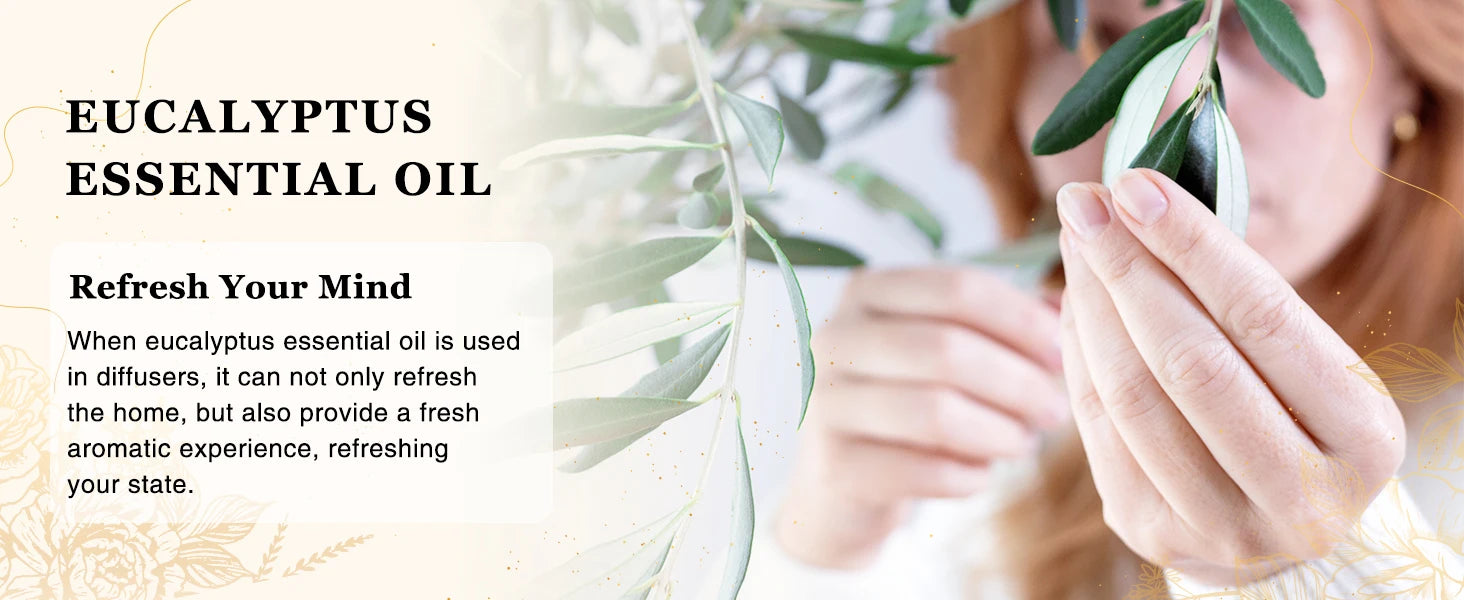 EUQEE 10ML Natural Essential Oils For Humidifier, Soap, Candle Making